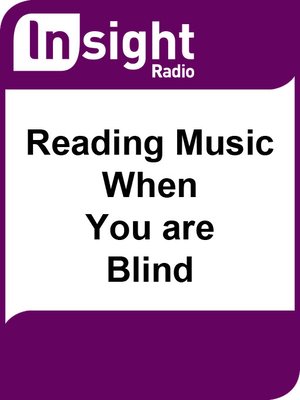 cover image of Reading Music When You are Blind